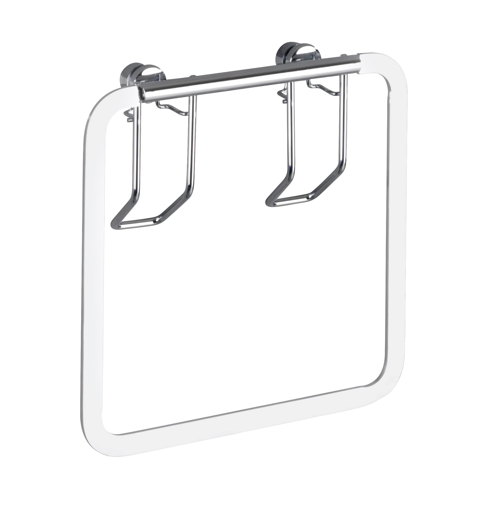 WENKO Towel Ring Premium of Stainless Steel, Silver