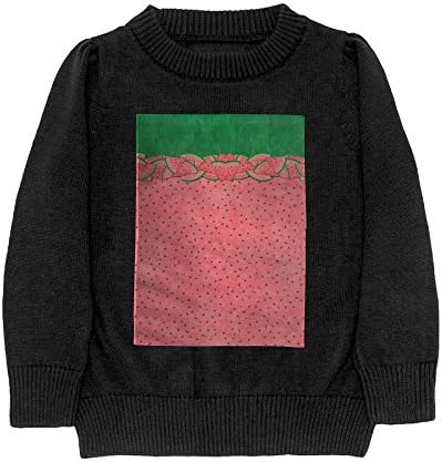 QinShNa Hug Watercolor Watermelon Slice Youth Sweater Winter Knitted Shirt