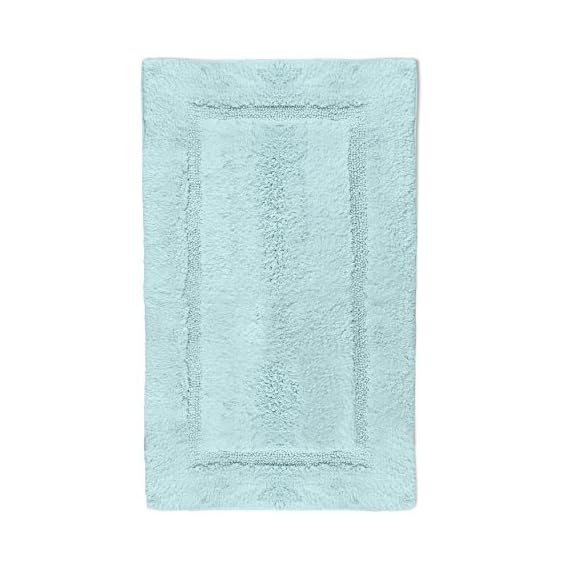 QltyFrst Bath Mat NonSkid Cotton 1900 GSM Size 21"x34" Bathroom Rugs