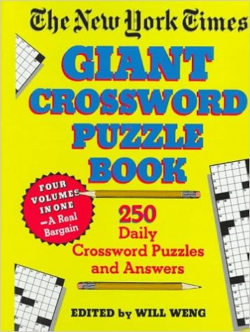 the new york times giant crossword puzzle book weng will 9780517084632 amazon com books