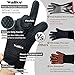 Walfos BBQ Grilling Gloves, Best Versatile Heat Resistant Grill Gloves Silicone Oven Mitts, Thick Long Waterproof Non-Slip Potholder for Barbecue, Cooking, Baking-Full Finger, Hand, Wrist Protection