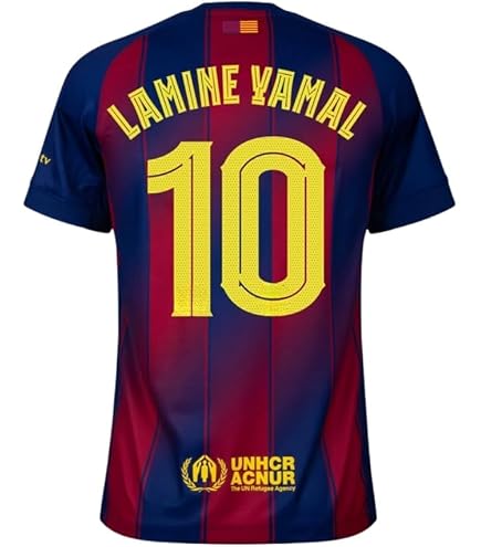 Amazon.com : Lamine Yamal #10 Men's Soccer Jersey Fan Edition