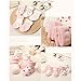VWU Baby Thick Cuff Cotton Socks 5-pack 7 Color Available (0-6 months, Pink)