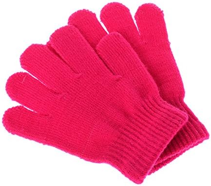 Pinksee Kids Boys Girls Winter Warm Stretchy Knitted Magic Gloves