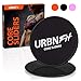 Gliding Discs Core Sliders - Dual Sided Exercise Disc For Smooth Sliding On Carpet And Hardwood Floors - Gliders Workout Legs, Arms Back, Abs At Home or Gym or Travel - Fitness Equipment (black)