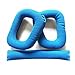 Foxnovo A Pair of Replacement Soft Foam Ear Pads Ear Cushions One Headband Cushion Pad for Logitech G430 G930 Headphones (Blue)