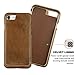 Pierre Cardin iPhone 8 Leather Case / iPhone 7 Case Protective Slim fit Snap On Hard Back Cover for iPhone 8 / iPhone 7 Brown