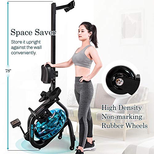 Merax-Water-Rowing-Machine--Fitness-Indoor-Water-Rower-with-LCD-Monitor-Home-Gym-Equipment