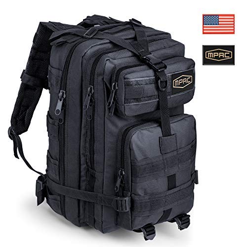 mPac Tactical Backpack Heavy Duty Rucksack for Hiking Camping Travel