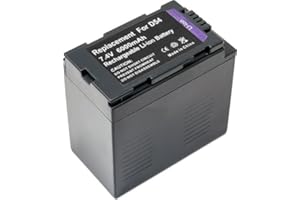 Battery for Panasonic CGA-D54 AG-DVX100A AG-DVX100B AG-HVX200 AG-DVX HVX-200 CGAD54SE/1B CGA-D54SE/1B