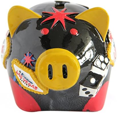 Deqogo 3D Carve Mini Hand-painted Paradise Piggy Bank