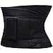 FOUMECH Women's Waist Trainer Belt-Waist Cincher Trimmer-Slimming Body Shaper Belt-Sport Girdle Belt (Black, Medium)