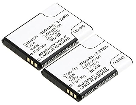 subtel 2X Akku kompatibel mit Rollei Sportsline 60 85 Minox DCC 5.1 ViViTar ViViCam 8027 8225 T328 DVR-850 SVP xThinn-590 HDD