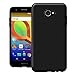 Alcatel A30 CRYSTAL TPU Premium Slim Cover [Shock] Absorption Anti-Scratch for Alcatel A30 (Jet Black)