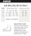 Zamst A2-DX Sports Ankle Brace with Protective Guards For High Ankle Sprains and Chronic Ankle Instability-for Basketball, Volleyball, Lacrosse, Football-Black, Left, Medium