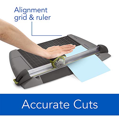 Swingline Paper Trimmer, Rotary Paper Cutter, 12" Cut Length, 15 Sheets