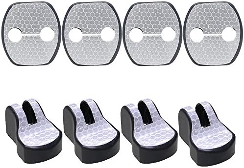 適合多数 日産 Nissanニッサン 汎用 白 高輝度 反射テープ ドア ロック 