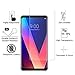 Aliga Glass Screen Protector for LG V30, [ 3-Pack ] 9H Hardness 2.5D Tempered Glass for LG V30 Bubble-Free Glass Screen Protectors for LG V30