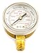 Forney 87727 Oxygen Gauge, High Pressure, 2-Inch-by-1/4-Inch NPT, 0-4000 PSI