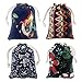 Elesa Miracle 20pcs Retro Cotton Canvas Pouch Bag, Drawstring Coin Purse, Gift Bag Value Set
