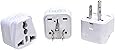 Ceptics US Travel Plug Adapter (Type B) - 3 Pack [Grounded & Universal]