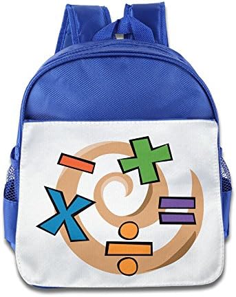 OurLove A Mathematical Formula Kid Bookbag Backpack Leisure Size Size Key RoyalBlue