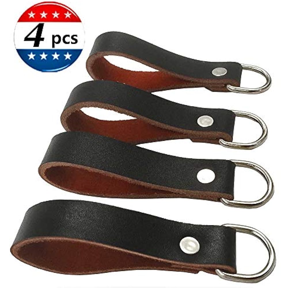 Suspender Tool Belts Loop Attachment SetHeavy Duty Leather Accessories 4Pack) eBay