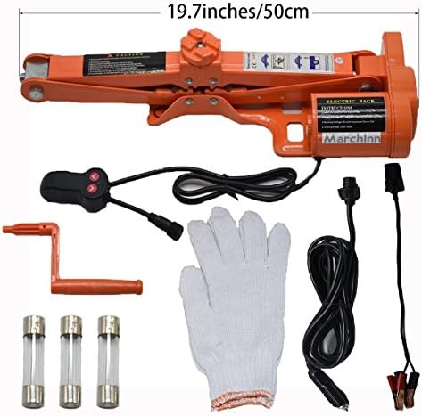 Electric Car Jack 3-ton Wheel Nut Wrench Electric Scissor Jack SUV Lift Wireless Remote Control