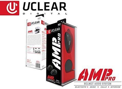 UCLEAR Digital AMP Pro Bluetooth Helmet Audio System - Single Kit by UCLEAR Digital