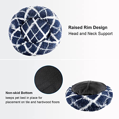 FOYOPET Calming Cat Bed for Indoor Cats, 23.6\