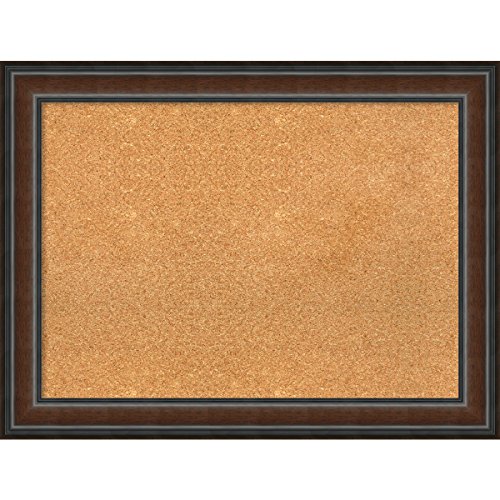 Amanti Art DSW3980009 Framed Cork Board, Large-33 x 25