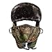 LETHMIK Camo Winter Hunting Hat Faux Fur Unisex Trapper Trooper Russian Ushanka Hat Yellow Camo