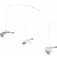 thumbnail image 2 of Dynamic Futura Nature Mobile - 30" Beech Wood Decor That Lights Up & Plays Music 2 of 11