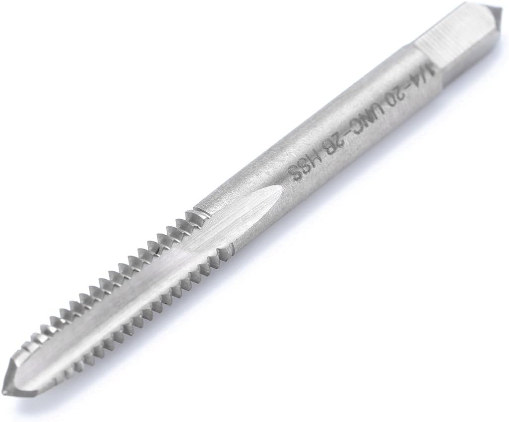 Screw Thread Taps Metric Tap Drill Set Spiral Point Straight Fluted HSS UNC-2B 1/4-20