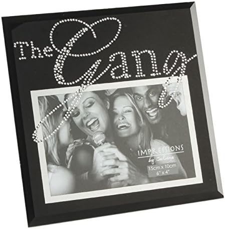 Impressions by Juliana The Gang Black Glass Photo Frame, 6x4