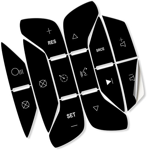 Steering Wheel Control Button Repair Kit For Select GM Vehicles - Fix Ruined Faded Steering Wheel Controls