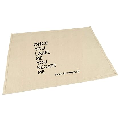 33 If You Label Me Negate Me - Labels Information List