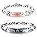 NEHZUS His and Hers Stainless Steel Matching Bracelet for Couple