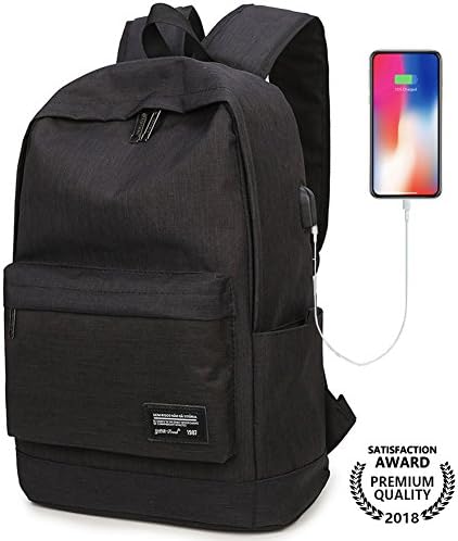 Laptop Backpack, Back Pack with USB Charging Port, Book Bag for Women and Men