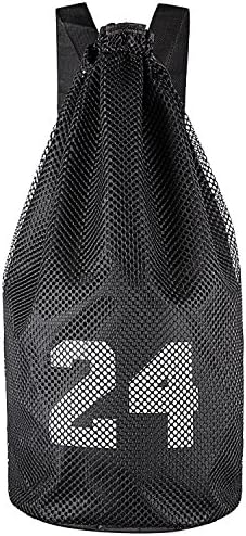 Sankexing Perfect Portable Basketball Backpack Mesh Holder Sports Equipment Bag with Adjustable Shoulder Strap for Football , Basketball, Soccer Ball , Volleyball Activities