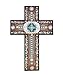LL Home Cross with Scrolls and Mirrors