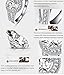 FENDINA 925 Sterling Silver Round Split Shank Bridal Engagement Rings for Women