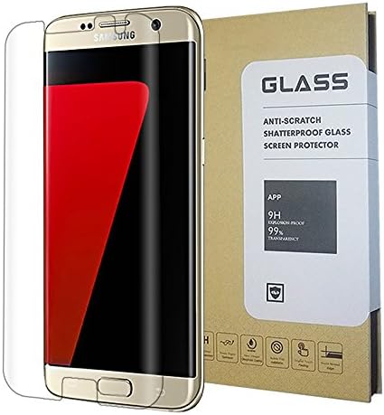 Samsung Galaxy S7 edge Clear Screen Protector,Glass Protector [Tempered Glass], Bubble Free [1 PACK]