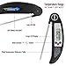 SoCook Digital Instant-Read Wireless Thermometer Food Meat Candy Thermometer for Cooking BBQ Grilling with AAA Battery and Meat Temperature Guide Table