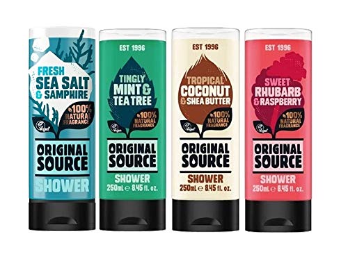 Original Source Shower Gel (250ml Pack of 4, Mix)