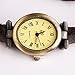 Simple Leather Vintage Female Bracelet Lady Woman Quartz Watch Wristwatch Brown