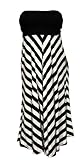 eVogues Plus size Striped Dress Skirt