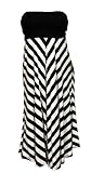 eVogues Plus size Striped Dress Skirt Black – 1X, Online Clothing Store