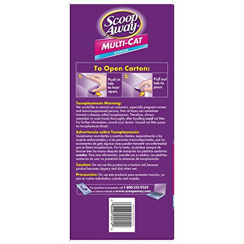 Scoop Away Multi-Cat, Scented Cat Litter, 25 Pounds