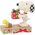 Figurine Enesco Jim Shore Peanuts Snoopy et Woodstock (parapluie